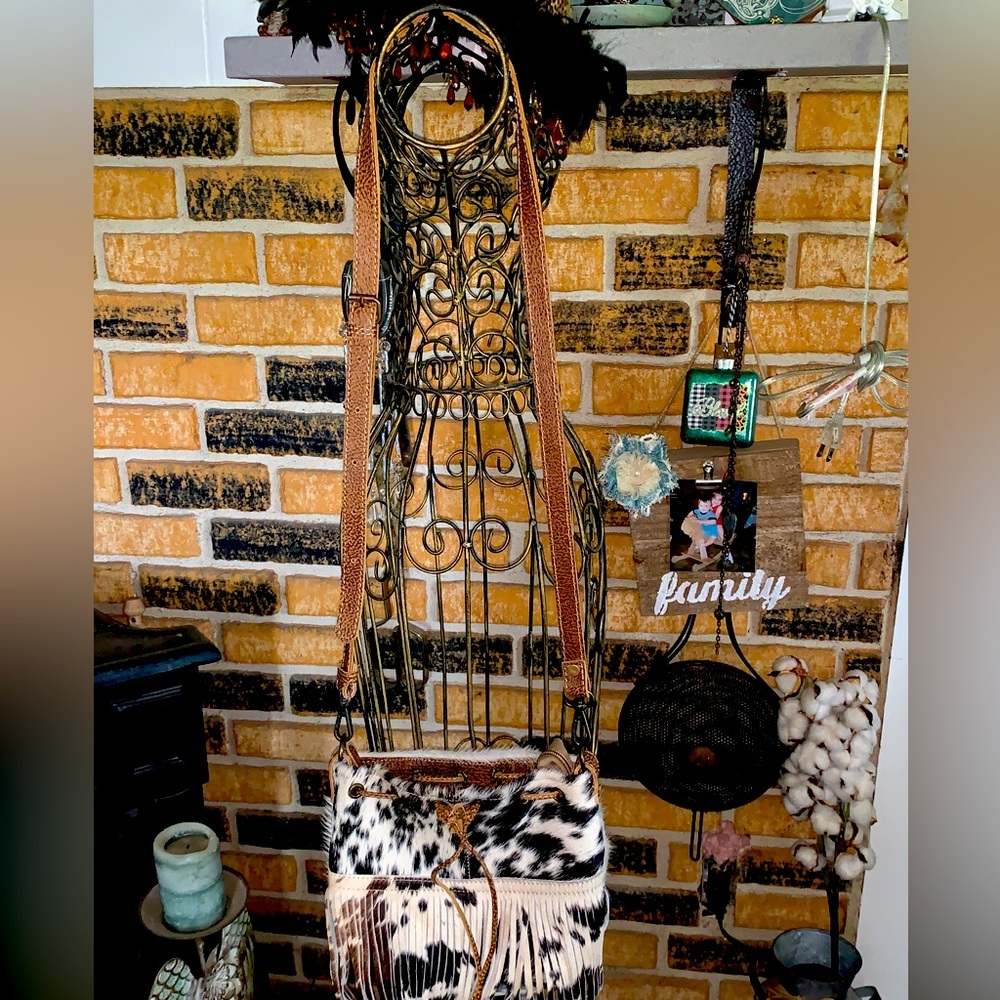 Cowhide Fringe Purse - New without Tags -Never Used